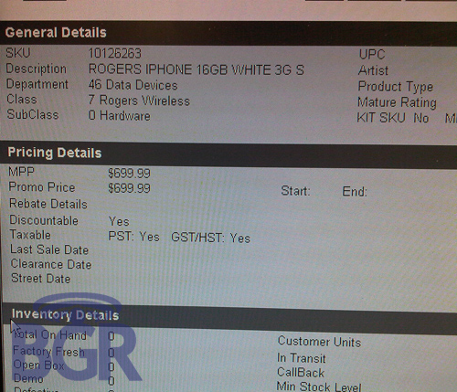white iphone 3gs rogers. Rogers/Fido iPhone 3GS