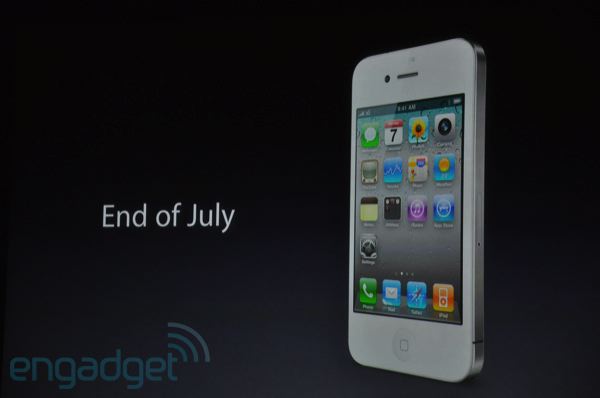 the last to know release dates), Apple also confirmed the white iPhone 4