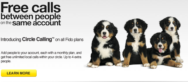 To get the feature existing Fido customers will have to call Fido Customer 