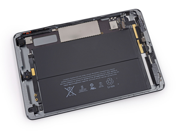 The 3.75 V, 24.3 Whr, 6471 mAh battery of the iPad mini 2 is a huge ...