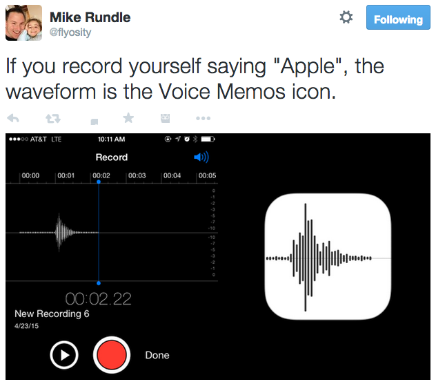 Apple's Voice Memos Icon is the Waveform from Recording ...