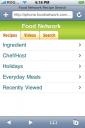 Food Network on the iPhone