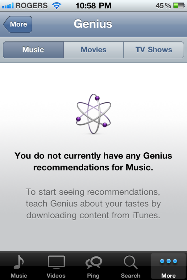 Genius Feature Now on iPhone iTunes Store • iPhone in Canada Blog