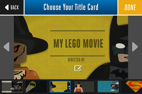 what is the movie maker lego app caled i pod