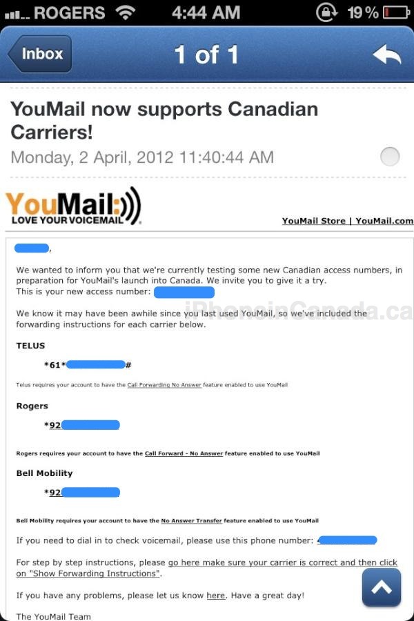 telus mobility voicemail troubleshooting