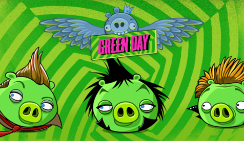 Green Day Angry Birds