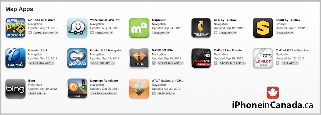 Apple Adds New 'Map Apps' Featured Section To The App Store | iPhone in ...