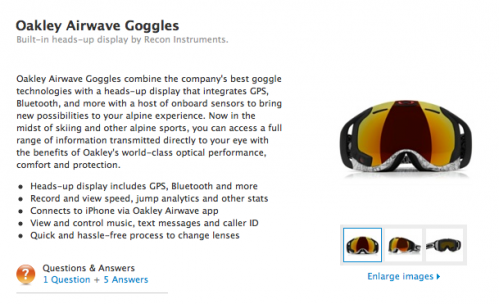 Oakley Airwave Goggles