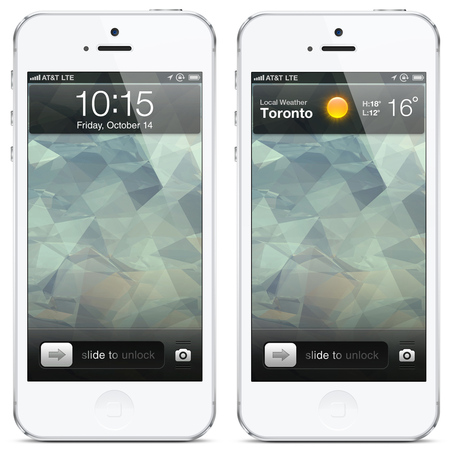 iOS 6 lockscreen