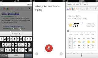 Chrome for iOS - Voice-Search