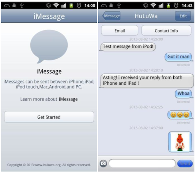IMessage Android