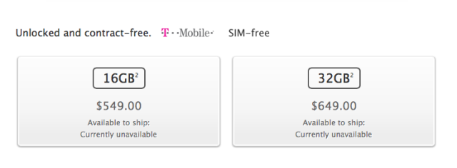 iphone 5c pricing US