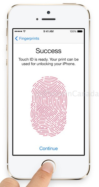 Iphone 5s touch id
