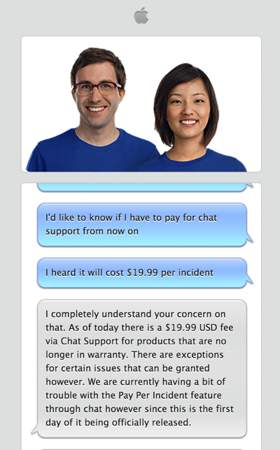 Applecare support
