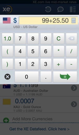 Xe currency ios 2