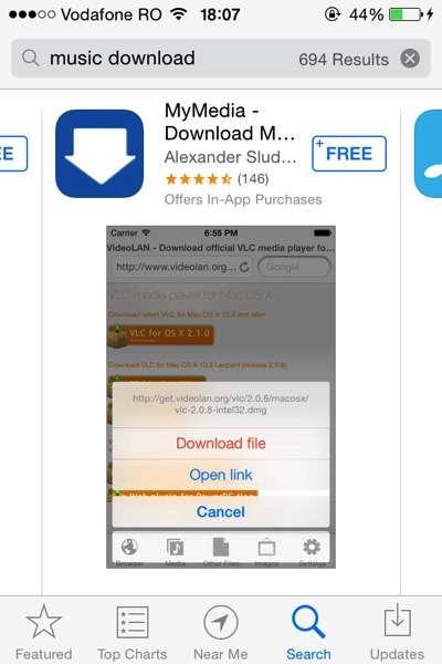 App Store music download
