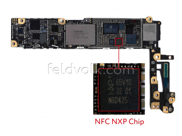 IPhone 6 motherboard nfc chip