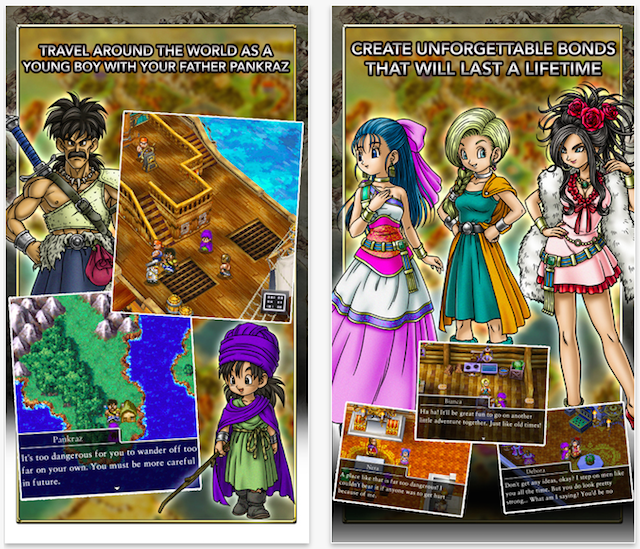 Square Enix Releases Dragon Quest V: Hand of the Heavenly Bride for iOS •  iPhone in Canada Blog