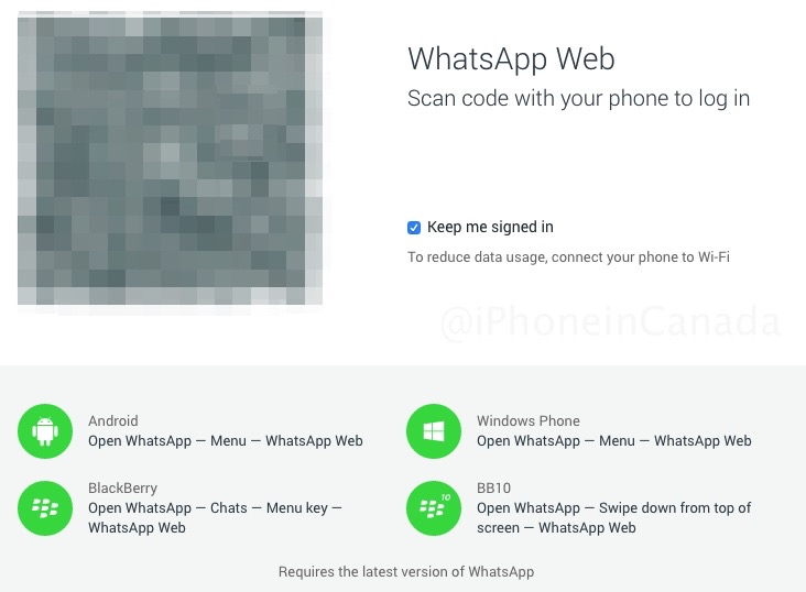 whatsapp web client