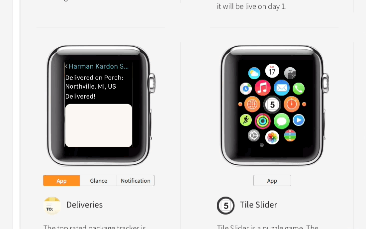 Apple watch gif