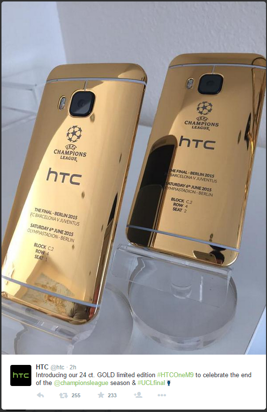 Htc one m9 gold iphone