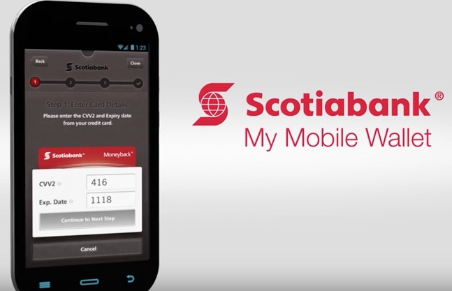 Scotiabank my mobile wallet