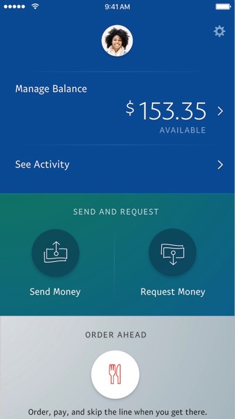 PayPal Canada Refreshed Mobile App Home Screen iOS