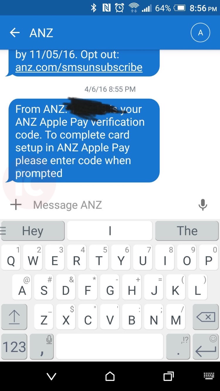 apple pay australia ANZ