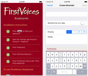 FirstVoices Keyboard Brings Indigenous Languages to iOS and Android ...