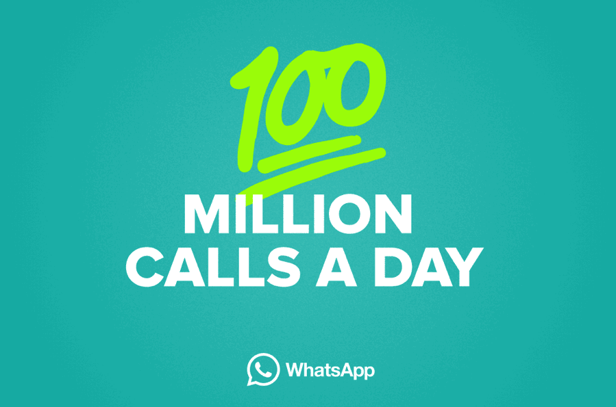 Whatsapp 100 million