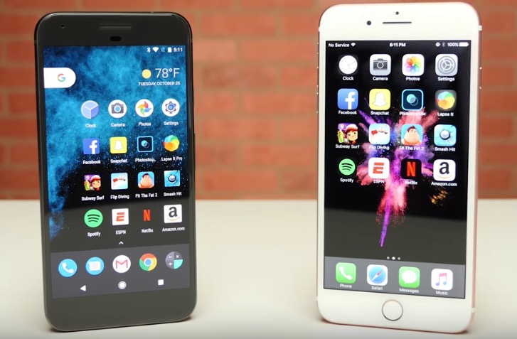 Iphone 7 plus vs google pixel XL