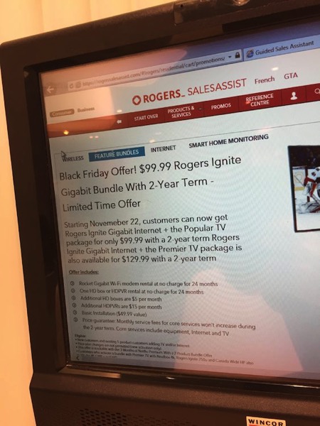 Rogers Promo: Ignite Gigabit Internet + Popular TV Bundle for $99.99