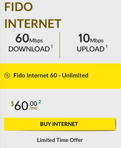 Fido Black Friday Internet 60 Unlimited For 60 Month Iphone In Canada Blog