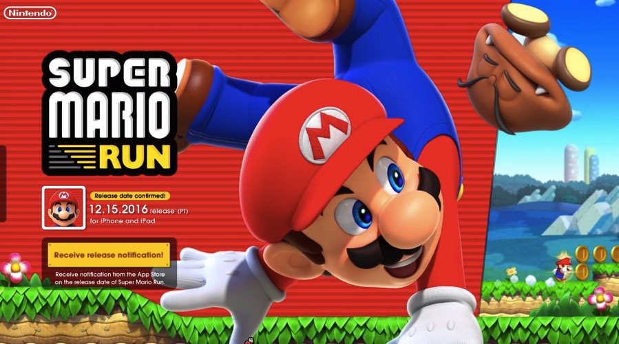 Nintendo's Super Mario Run for iPhone, iPad Release Date: Dec. 15 • iPhone  in Canada Blog