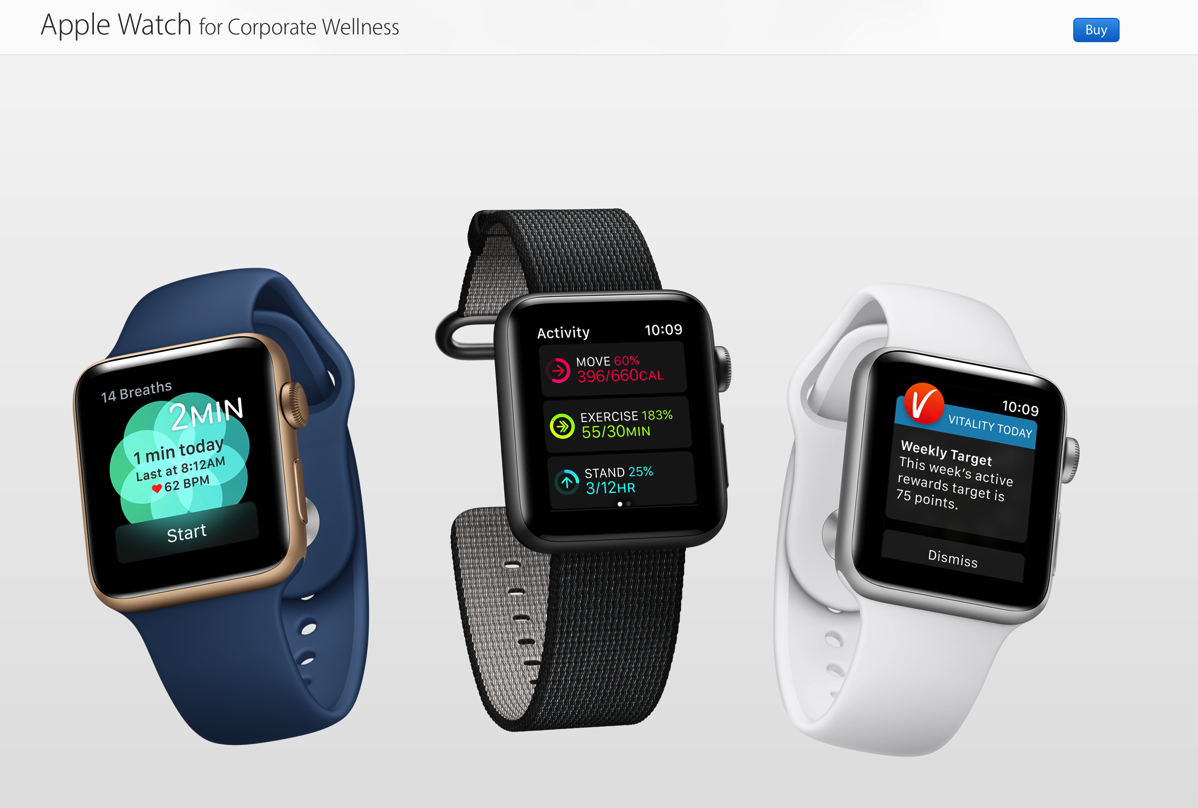 Apple watch corporate wellness