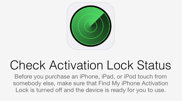 Activation lock