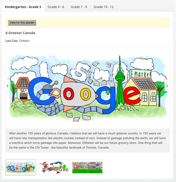 Doodle 4 google