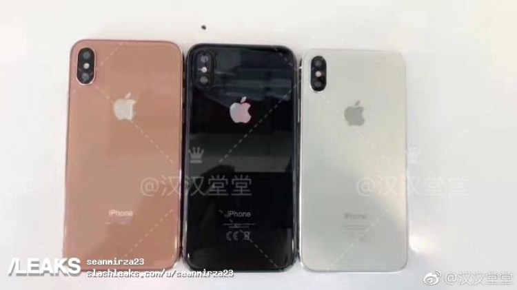 Iphone 8 copper gold trio