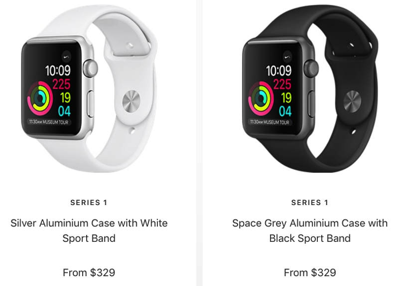 Apple Watch Series 1 Price Drop in Canada: Now Starts at 