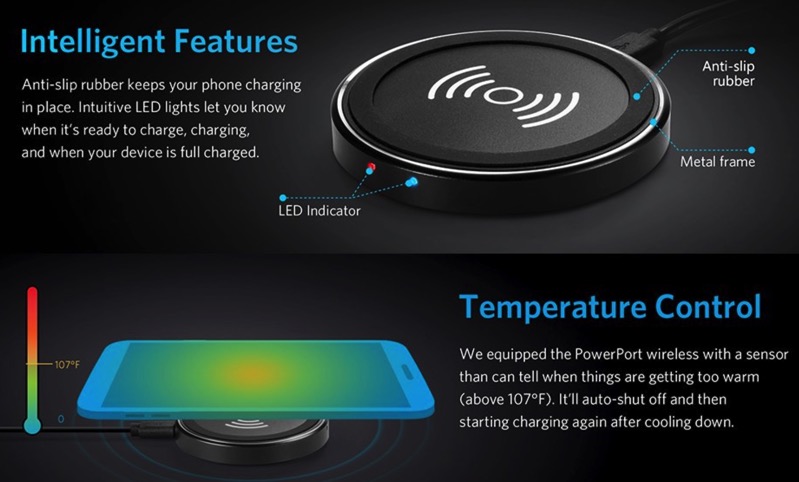 Anker wireless charger iphone