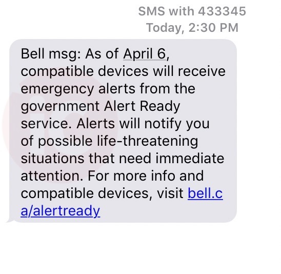 Bell alert ready