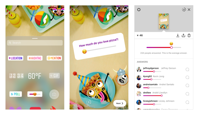 Instagram Stories Is Adding an Emoji Slider for Optimal Expression