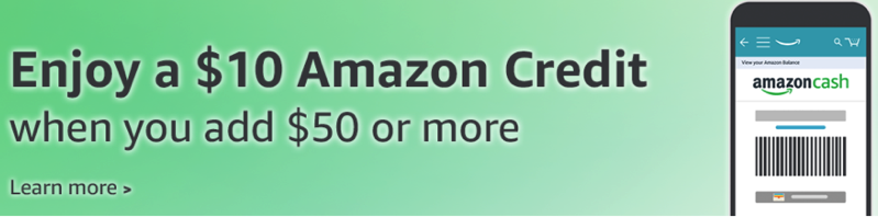 Amazon cash credit promo