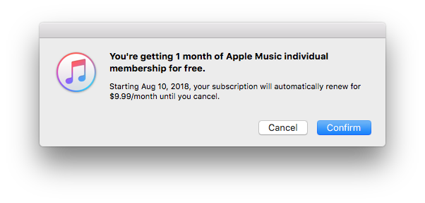 Apple music membership