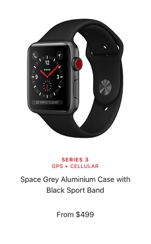 Apple watch series 3 cellular price drop