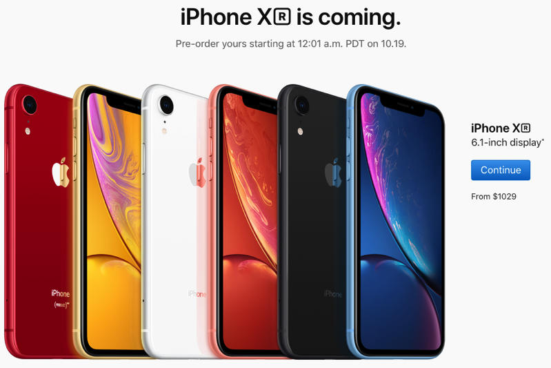 Iphone xr pricing canada pre order