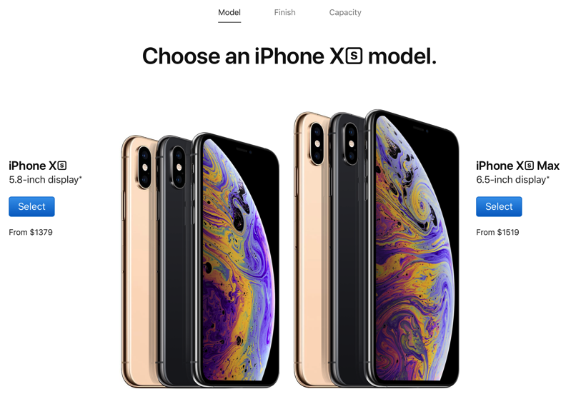 Iphone xs pre order launch