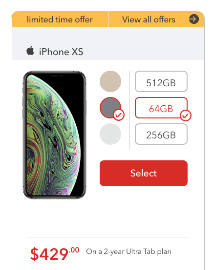 Rogers iphone xs ultra tab