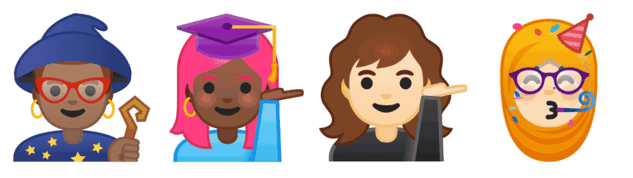 Emoji Characters Quad 1