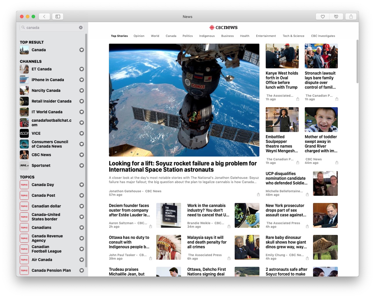 newspaper apps for mac
